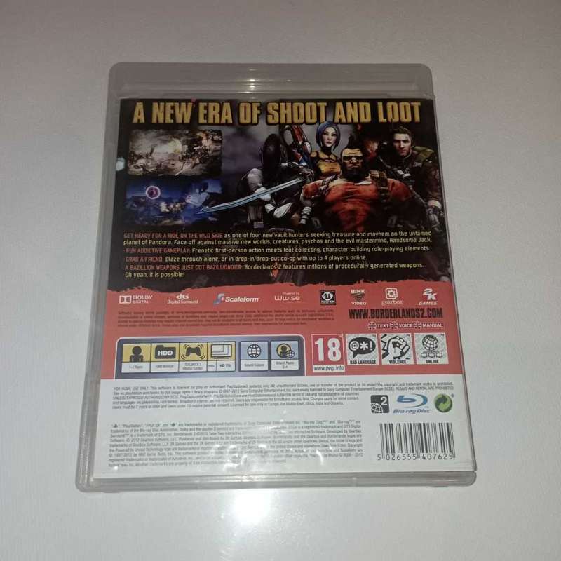 Borderlands 2 [PS3]  **No Booklet**